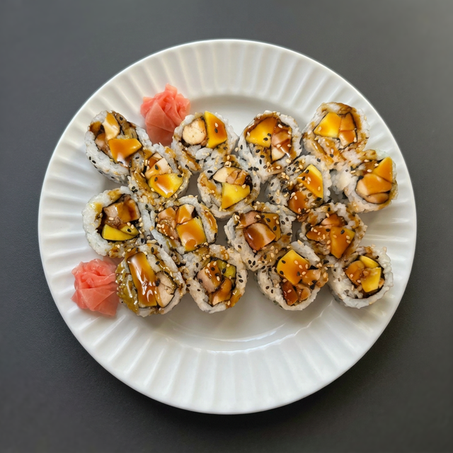 Teriyaki Chicken Roll.